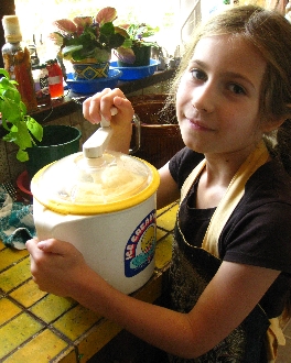 Making ice cream