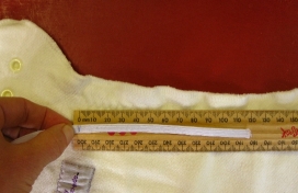 measure length of where elastic should go