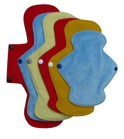 six pack of cloth pads