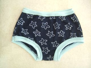 Blue Noonee Knickers - cotton spandex baby underwear