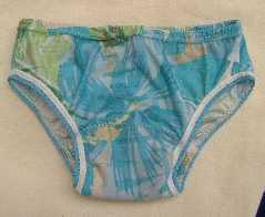 Blue Panties - half pint pants baby underwear